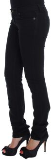 Roberto Cavalli Cavalli Women's Black Cotton Stretch Slim Skinny Fit Jeans Zwart - 29 (Taille)