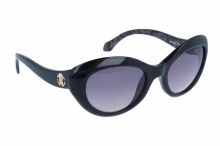 Roberto Cavalli Iconische zonnebril voor een stijlvolle uitstraling Roberto Cavalli , Black , Dames - 54 MM