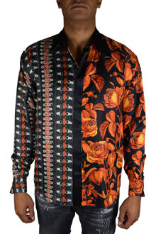 Roberto Cavalli Overhemd Oranje - EU 54