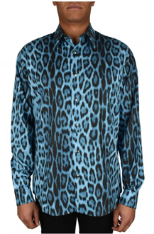 Roberto Cavalli Overhemd Roberto Cavalli , Blue , Heren - Xl,L,M,S