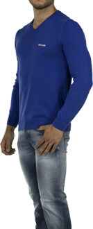 Roberto Cavalli Sport Slank model Volledige mouw Blauw - XL