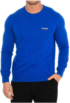 Roberto Cavalli Sweatshirts Roberto Cavalli , Blue , Heren - Xl,L,M