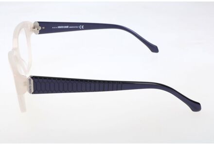 Roberto Cavalli Witte Acetaat Brillen (Monturen) - One Size