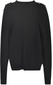Roberto Cavalli Zwarte Sweaters voor Heren Roberto Cavalli , Black , Dames - S,Xs