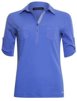 Roberto Sarto shirt Polo shirt 411167/h762 blue (ocean blue) Roberto sarto , Blue , Dames - M,4Xl