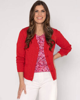 Roberto Sarto Vest 611120 - maat 42 Rood
