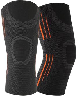 * Robesbon Knie Ondersteuning Elastische Sport Been Knie Elastische Knie Pad UPCSJ70721004BKXL