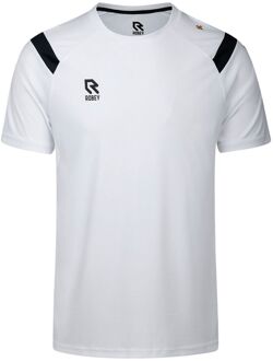 Robey Control Shirt Junior wit - zwart - 164