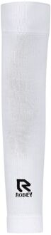 Robey Footless Pro Voetbalsokken wit - 41-45