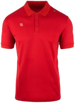 Robey Off Pitch Sportpolo - Maat M  - Mannen - rood