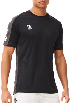 Robey Performance Shirt voetbalshirt korte mouwen (maat 2XL) - Black/Grey