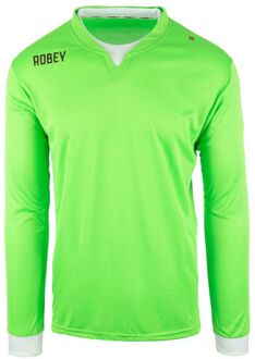 Robey Shirt Catch LS - Voetbalshirt - Neon Green - Maat M