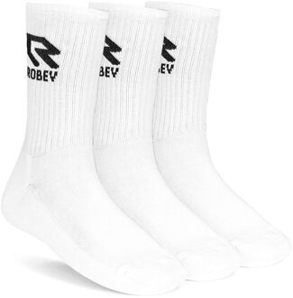 Robey Sport Socks (3-pack) wit - zwart - 38-42