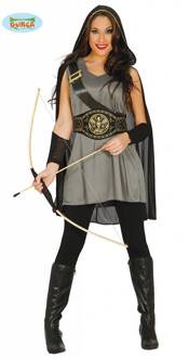 Robin Hood Kostuum Zwart Dames