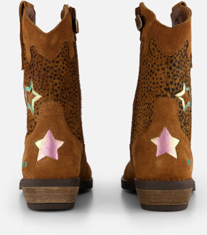 Robine Rodeo Cowboylaarzen cognac Leer - 28,29,30,31,32,33,34,35