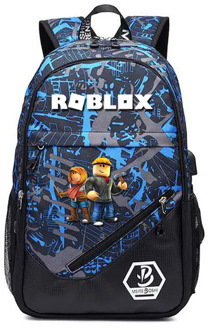 ROBLOX Student Backpack USB Teenagers Schoolbags mochila Women Bagpack Canvas For Boy Girl Children bag