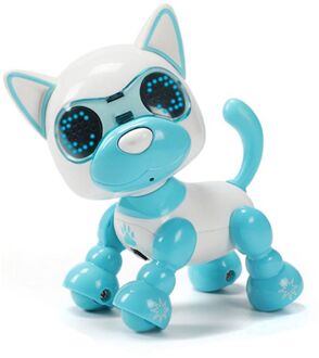 Robot Hond Robotic Puppy Interactieve Speelgoed Verjaardagscadeautjes Kerstcadeau Speelgoed Voor Kinderen Blauw