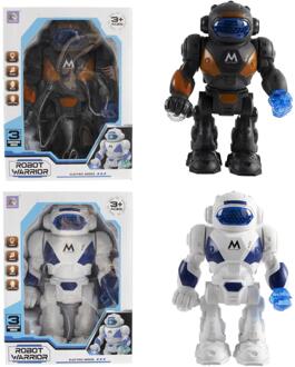 Robot met licht en geluid 21cm verschillende