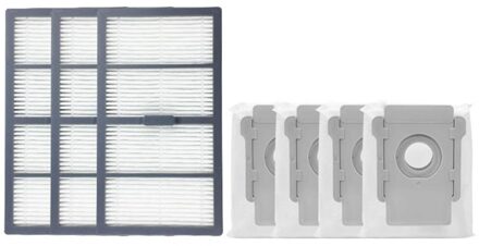 Robot Stofzuiger Onderdelen Replacementr 4 Stuks D-Ust Zak + 3 Stuks Hepa Filters Voor Irobot RoombaS9 S9 + Filter Vervangingen