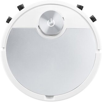 Robot Stofzuiger Smart Stofzuiger Fpr Thuis Mobiele Telefoon App Afstandsbediening Automatische Stofverwijdering Schoonmaken Sweeper zilver