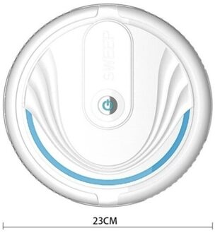 Robot Stofzuiger Sweep Multifunctionele Smart Floor Cleaner Oplaadbare Smart Vegen Robot Droog Nat Vegen Stofzuiger wit