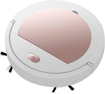Robot Stofzuiger-Usb Oplaadbare Automatische Rustig Smart Vegen Robot Veegmachine Machine Voor Pet Haar (Rose Goud)