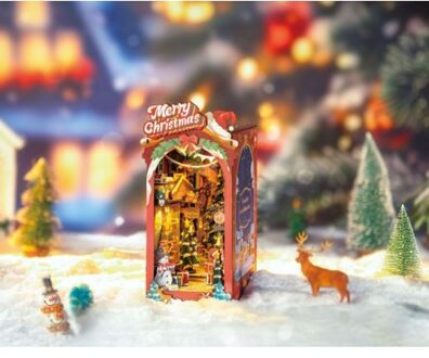 Robotime book nook diy - christmas street