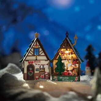 Robotime diy - twinkling christmas house