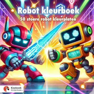 Robots kleurboek -  Koekoek Kinderboek (ISBN: 9789465200262)
