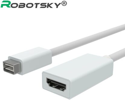 Robotsky Mini Dvi Male Naar Hdmi Female Kabel Monitor Video Adapter Converter Kable Cabo Cord 1080P Voor Apple Mac macbook