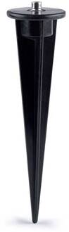 Robuuste, draaibare buitenspot Helio zwart