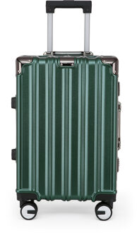 Robuuste harde koffer voor in de cabine 36 x 24 x 56 cm Bagage Geschikt voor Easyjet, Ryanair, Wizzair Smaragd