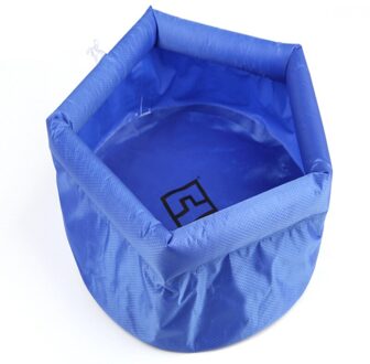 Robuuste Outdoor Opvouwbare Emmer Camping Reizen Wastafel Blauw