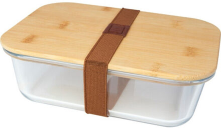 Roby bamboe lunch box - maat One size Bruin