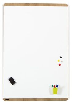 Rocada Natural magnetisch whiteboard - Hout design - 100 x 150 cm