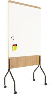 Rocada Natural verrijdbaar whiteboard - Magnetisch - 100 x 120 cm