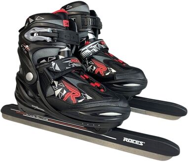 Roces V- Ice 4.0 verstelbare noren zwart/rood maat 36-40