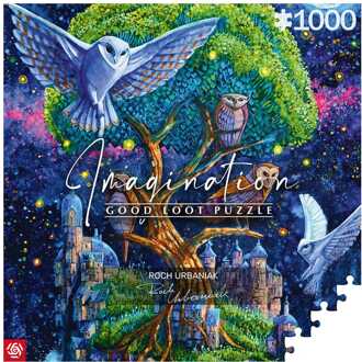 Roch Urbaniak Imagination Puzzle Owl Island / Wyspa Sów (1000 pieces)