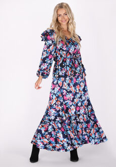 Rock Dames Blauw Veelkleurig Blauw Multi