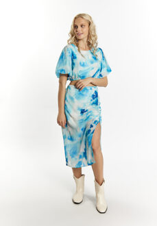 Rock Dames Blauw Veelkleurig