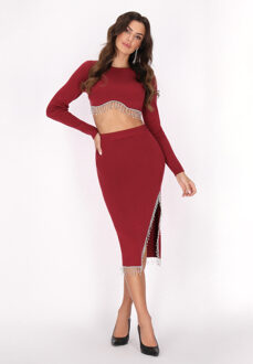 Rock Dames Bourgondië rood Bourgogne - M/L