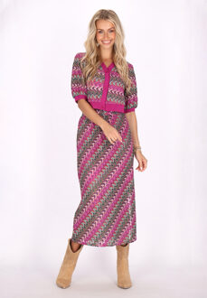 Rock Dames Roze Veelkleurig - maat