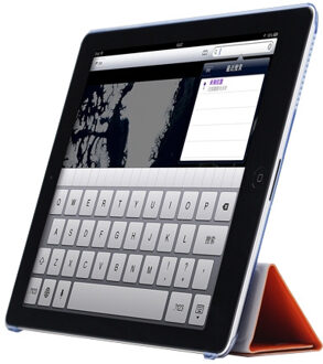 Rock Elegant Case Orange Apple New iPad Tablethoes