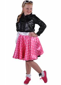 Rock en Roll rokje Grease kind pink elite Roze