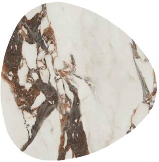 Rock LED wandlamp, kunststeen, wit