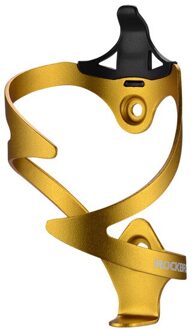 Rockbros 3D Fiets Ultralight Aluminium Fles Houder Fiets Bidonhouder Houder Mtb Mountain Road Fietsen Accessoires Bilateral goud