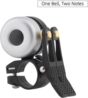 Rockbros Bike Bell Retro Geluid Fiets Ring Klassieke 2 Voice Timbre Bicicleta Sonnette Velo Fiets Accessoires Mini Fietsbel 2019-1BBS