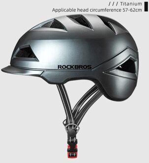 Rockbros Eps Integraal Gegoten Helm Bike Unisex Ademend Shockproof Fietsen Fiets Helm Verstelbare Hoed Fietsen Apparatuur TS-56TI