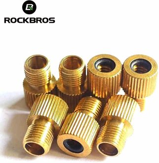Rockbros Fiets Ventiel Presta Aan Schrader Valve Adapter Koper Bike Air Valve Wielen Gaspijp Converter Adapters Tube Tool