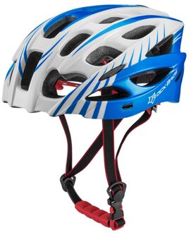 Rockbros Integraal-Gegoten Elektrische Fiets Helm Mannen Vrouwen Shockproof Fietsen Helm Met Rand Mtb Racefiets Helm 28 Vents WT027WBL